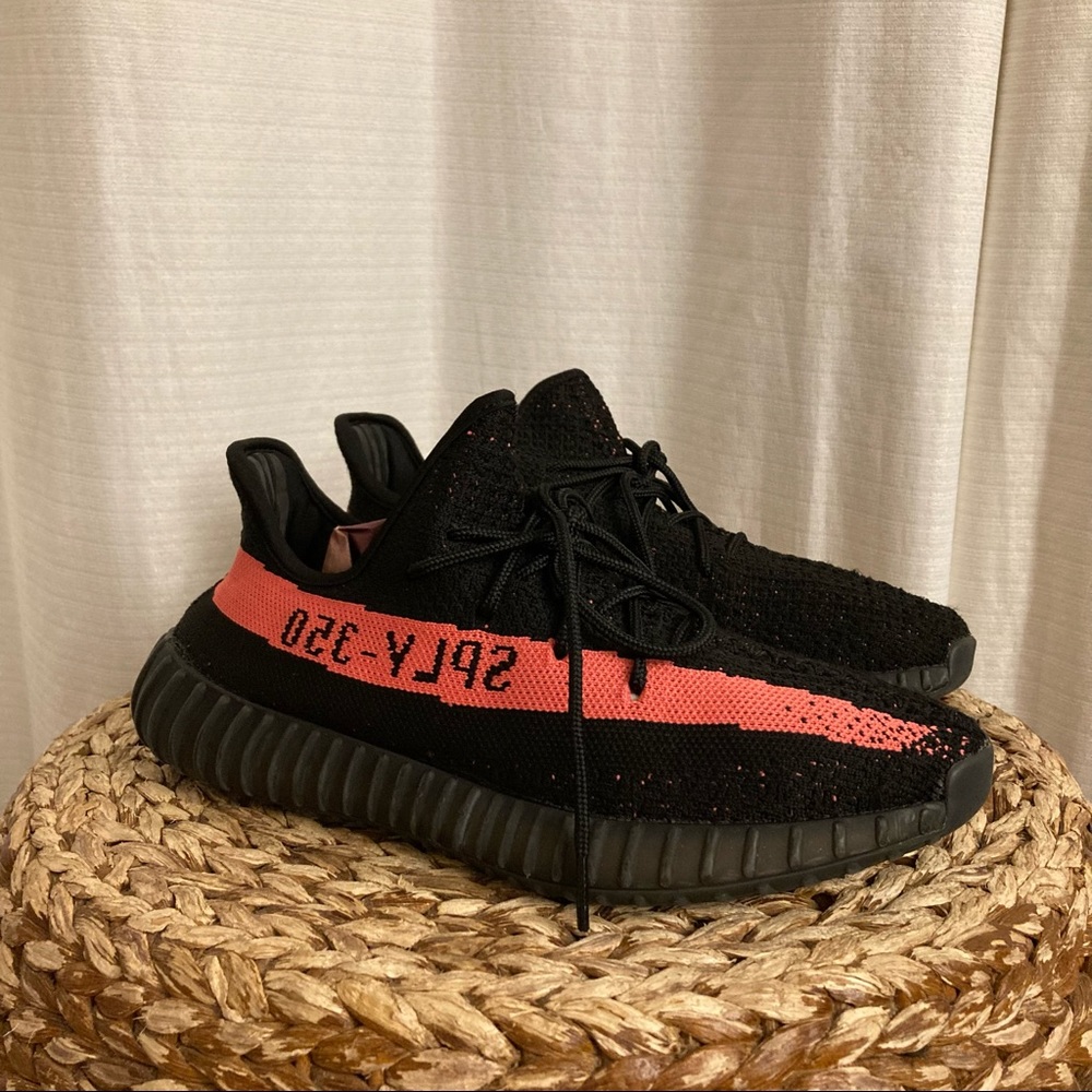 Adidas Yeezy boots 350 v2 red black
